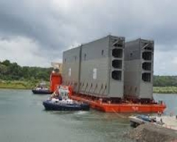 Canal do Panam comea a instalar comportas para duplicar capacidade