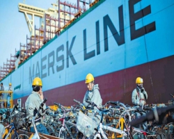 Grupo Maersk obtem lucro recorde em 2014
